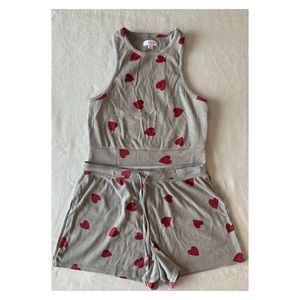 Colsie Gray and Heart Loungewear
